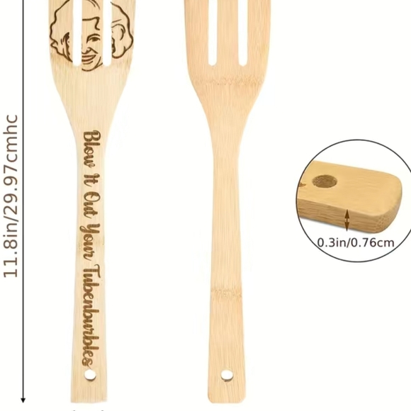 5 piece bamboo kitchenware - Picture 5 of 9